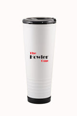 Tumbler Mug - Stainless Steel - White