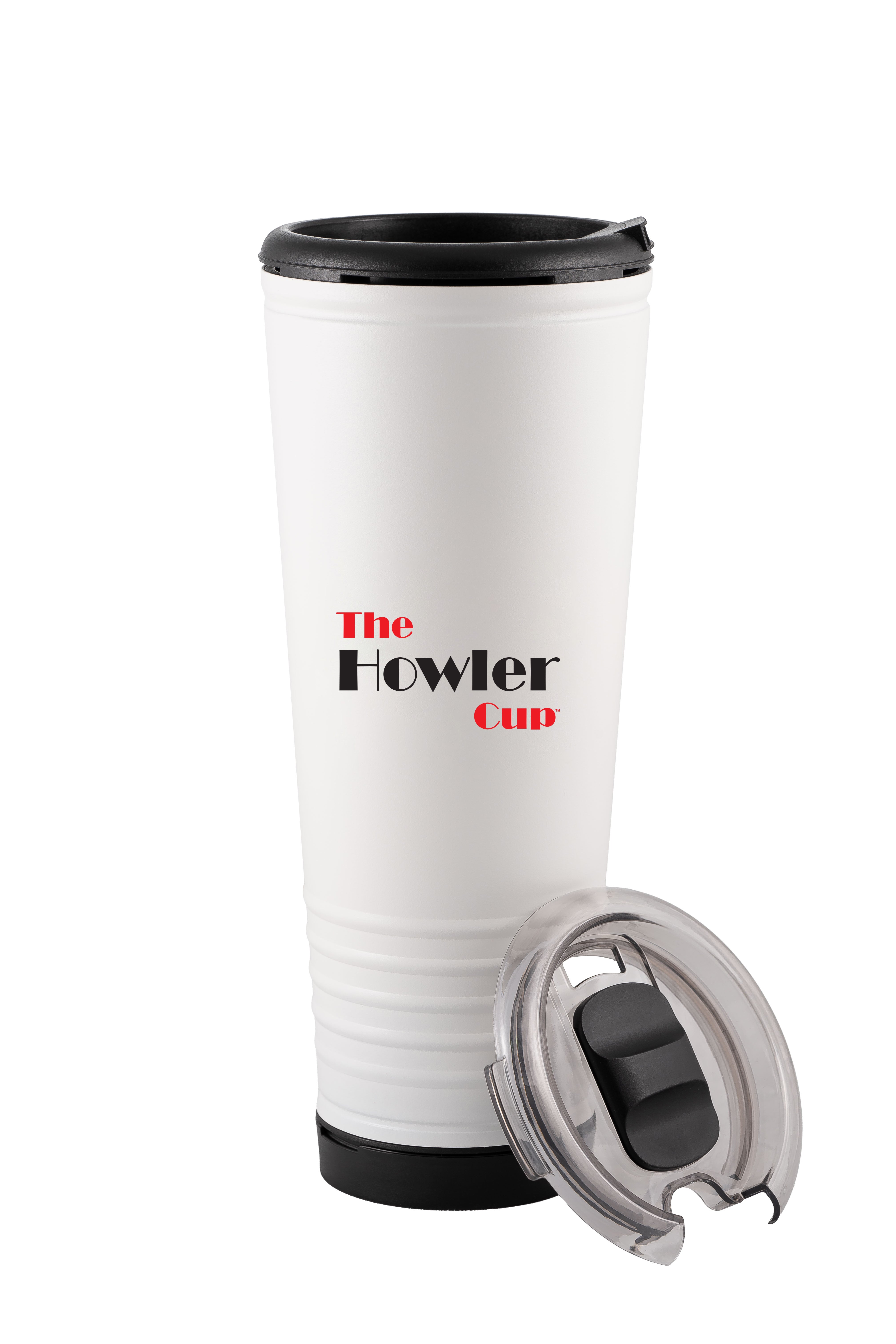 Tumbler Mug - Stainless Steel - White